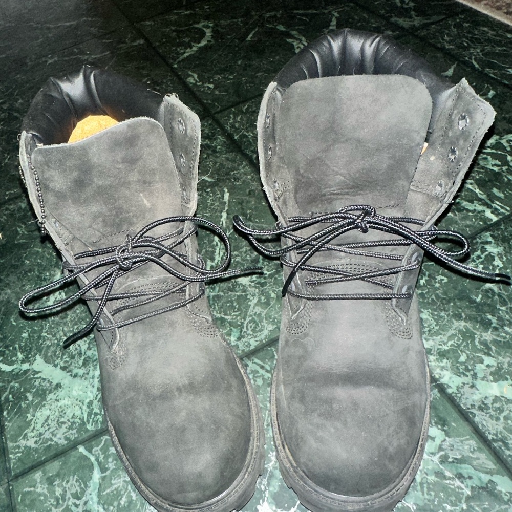 Timberland Men's Black Suede Boots
